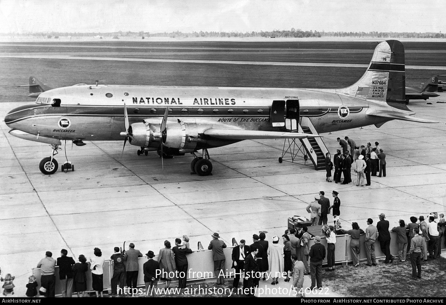 Aircraft Photo of N37684 | Douglas DC-4-1009 | National Airlines | AirHistory.net #540622