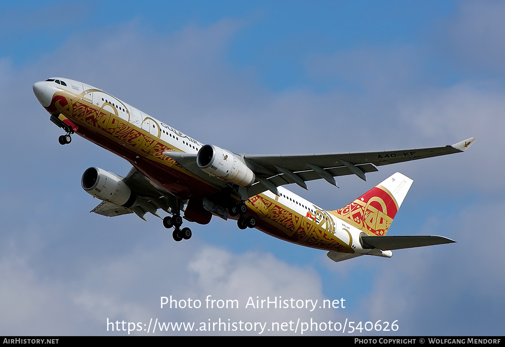 Aircraft Photo of A4O-KF | Airbus A330-243 | Gulf Air | AirHistory.net #540626