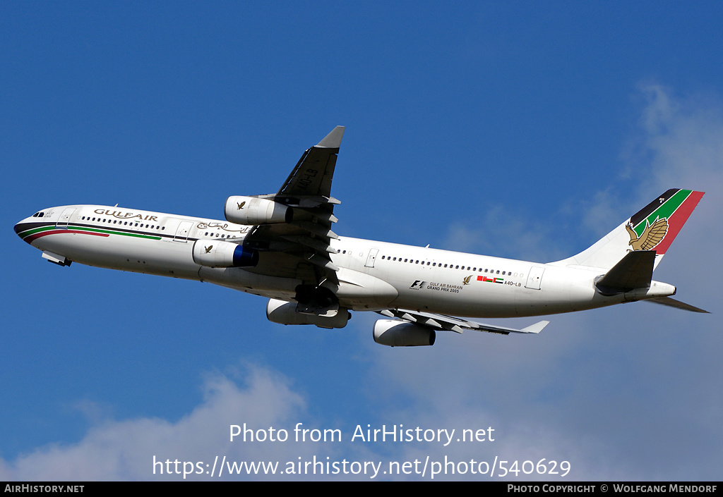 Aircraft Photo of A4O-LB | Airbus A340-312 | Gulf Air | AirHistory.net #540629