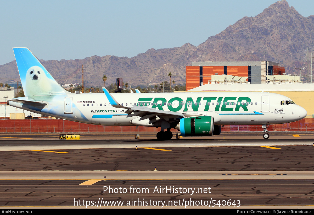 Aircraft Photo of N338FR | Airbus A320-251N | Frontier Airlines | AirHistory.net #540643