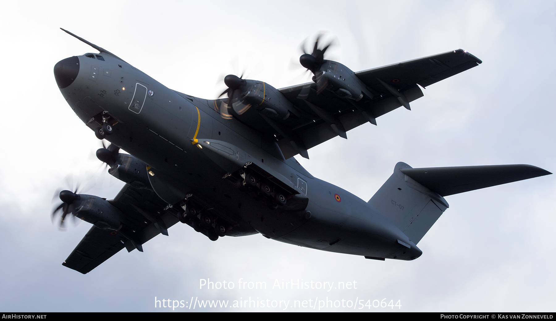 Aircraft Photo of CT-07 | Airbus A400M Atlas | Belgium - Air Force | AirHistory.net #540644