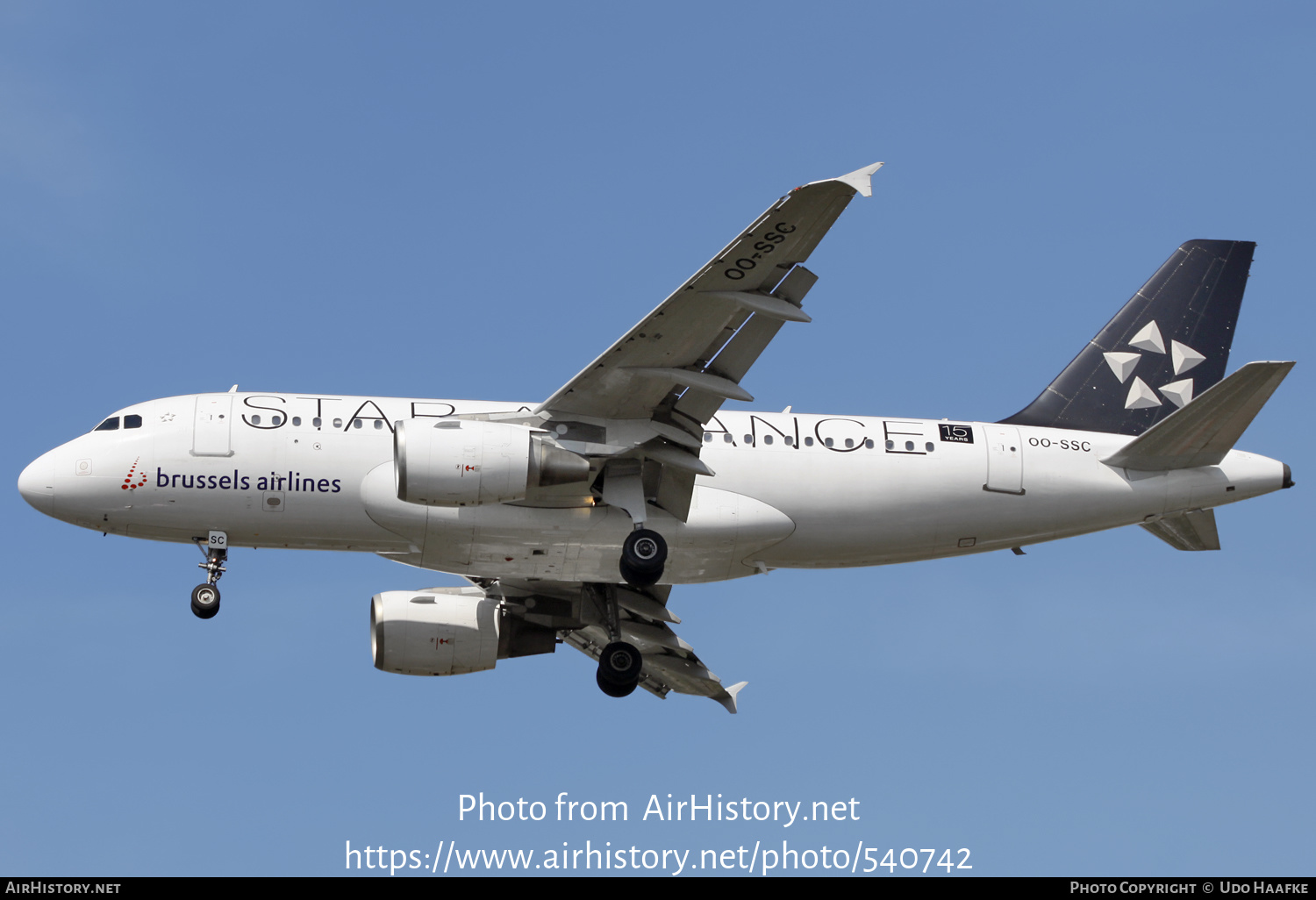 Aircraft Photo of OO-SSC | Airbus A319-112 | Brussels Airlines | AirHistory.net #540742