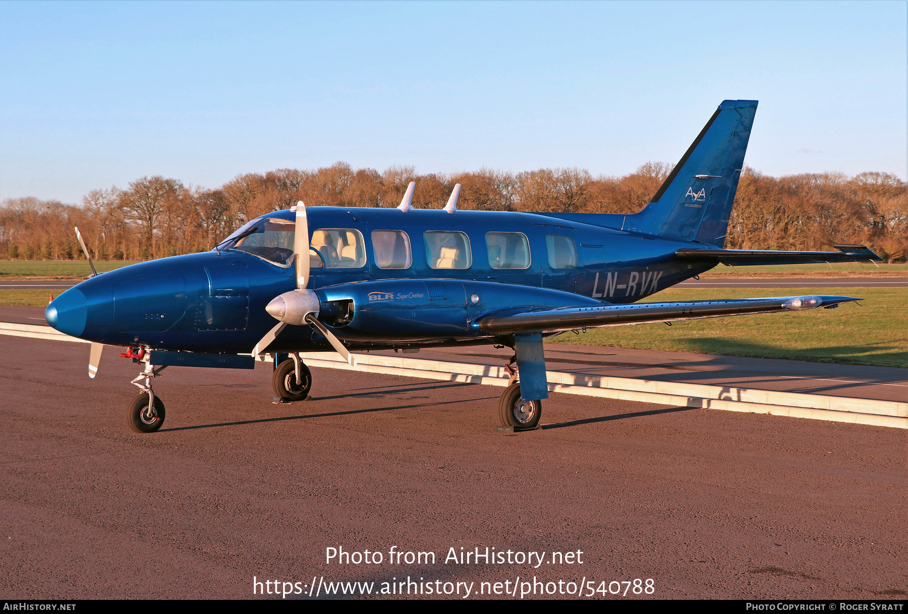 Aircraft Photo of LN-RVK | Piper PA-31-350 Chieftain | Aya Aviation | AirHistory.net #540788