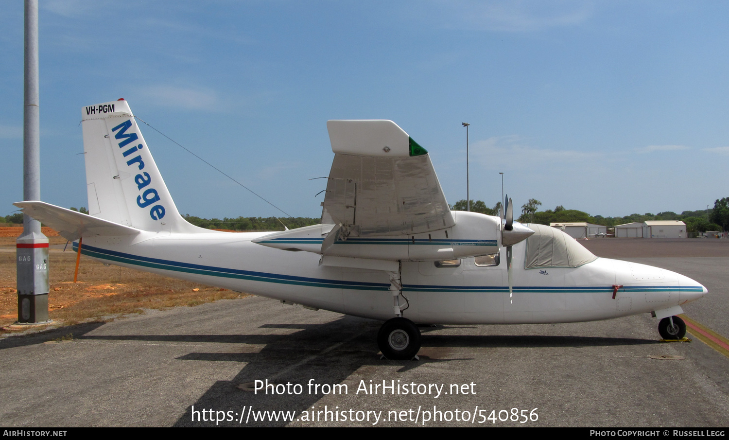 Aircraft Photo of VH-PGM | Rockwell 500S Shrike Commander | Mirage Air | AirHistory.net #540856