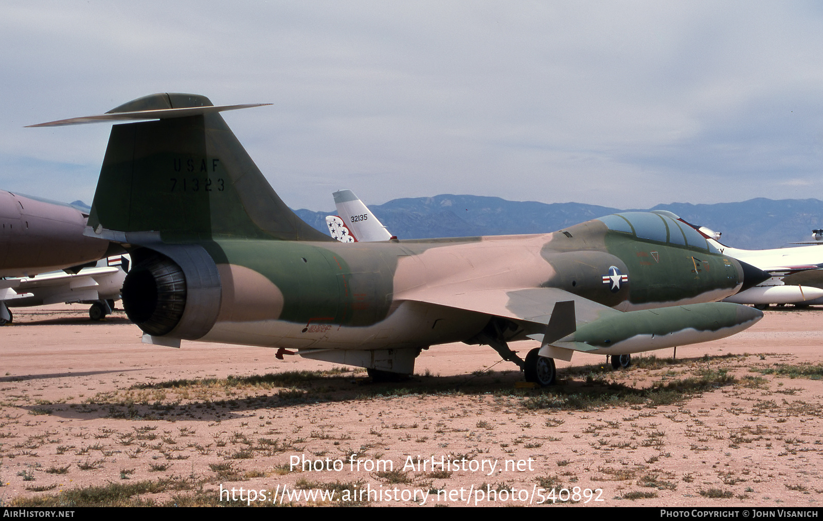 Aircraft Photo of 57-1323 / 71323 | Lockheed F-104D Starfighter | USA - Air Force | AirHistory.net #540892