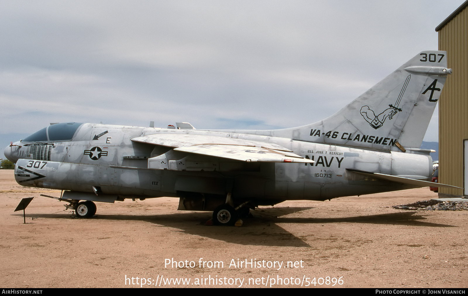 Aircraft Photo of 160713 | Vought A-7E Corsair II | USA - Navy | AirHistory.net #540896