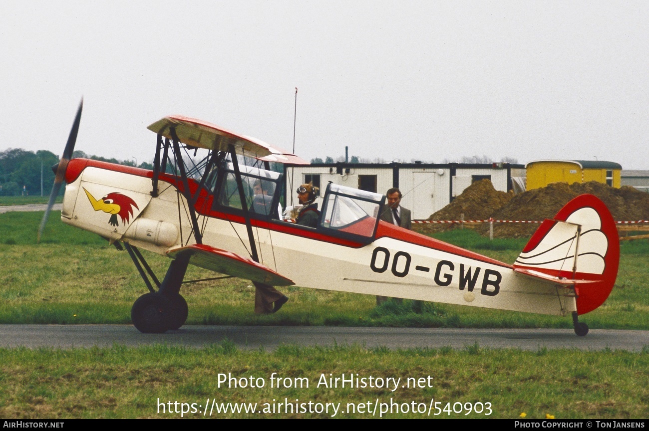 Aircraft Photo of OO-GWB | Stampe-Vertongen SV-4B | AirHistory.net #540903