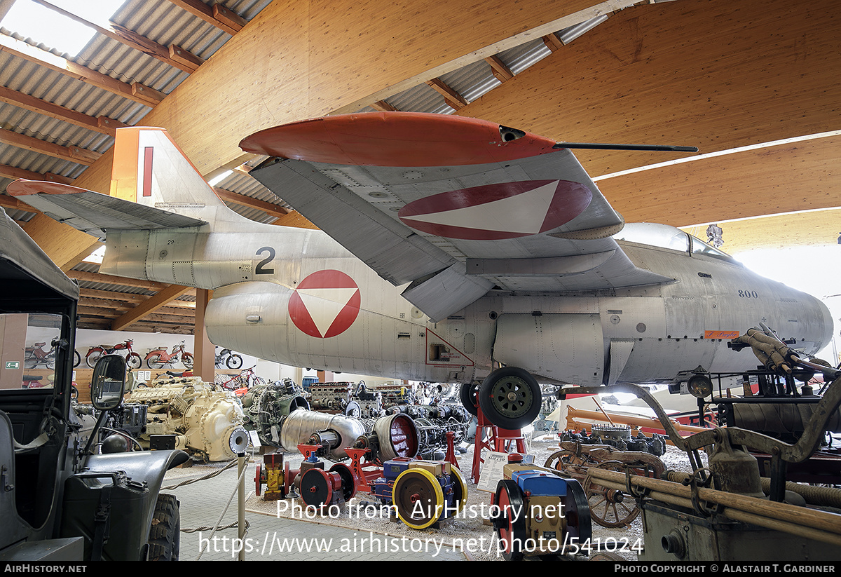 Aircraft Photo of I red | Saab J29F Tunnan | Austria - Air Force | AirHistory.net #541024