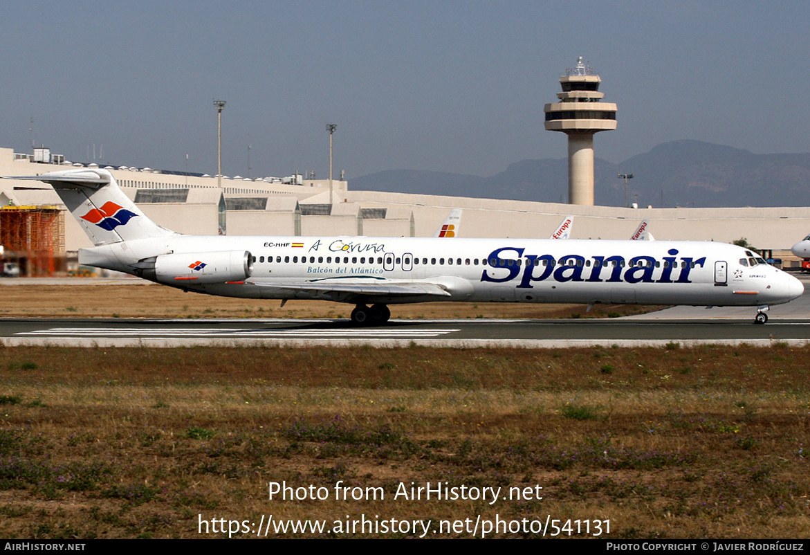 Aircraft Photo of EC-HHF | McDonnell Douglas MD-82 (DC-9-82) | Spanair | AirHistory.net #541131