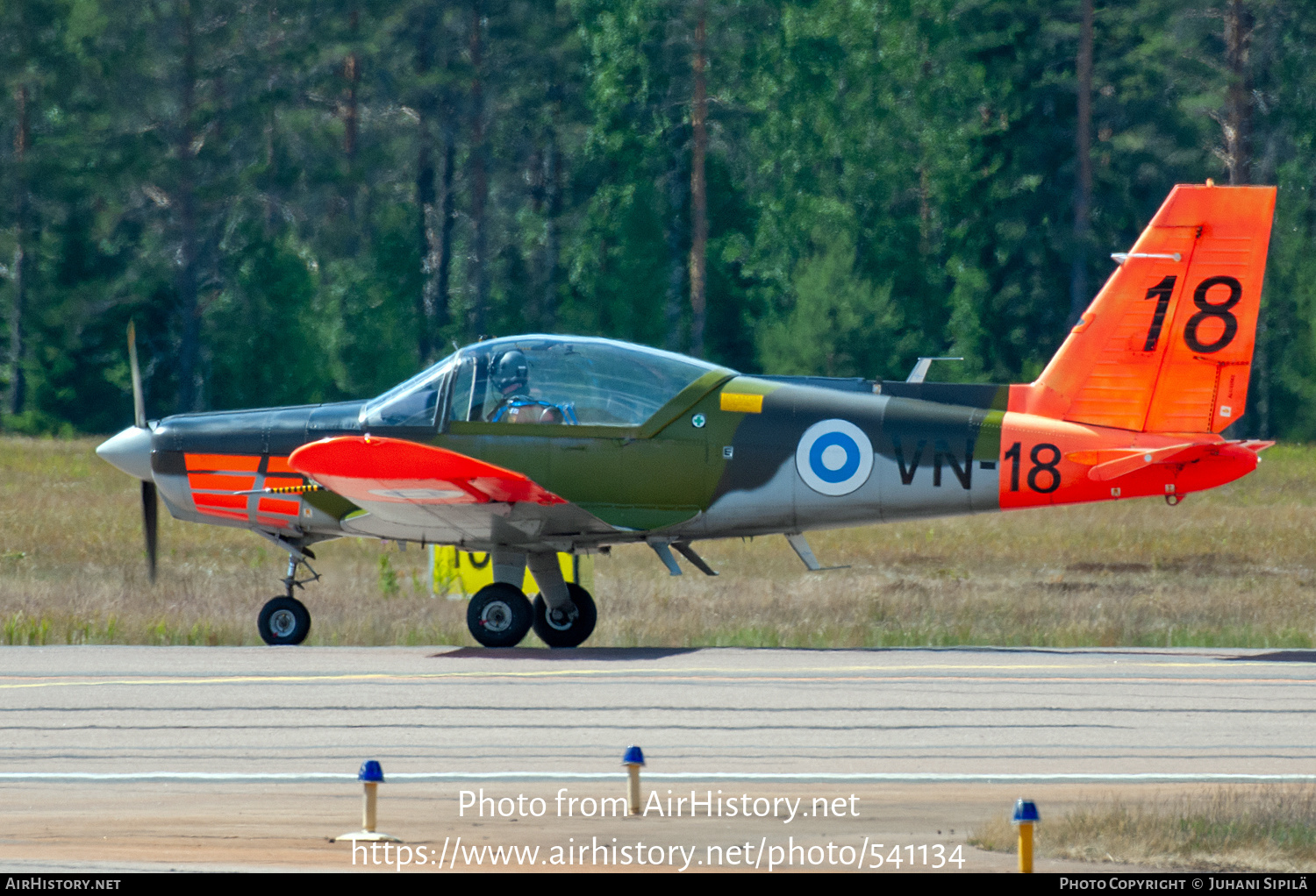 Aircraft Photo of VN-18 | Valmet L-70 Vinka | Finland - Air Force | AirHistory.net #541134