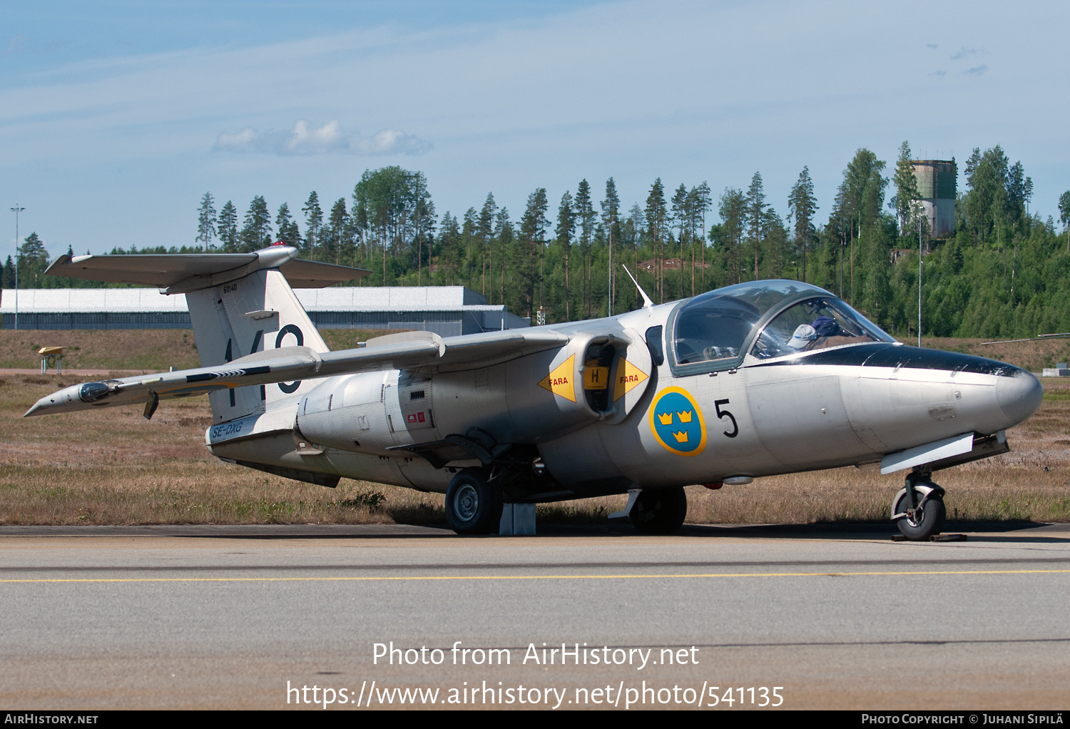 Aircraft Photo of SE-DXG / 60140 | Saab Sk 60A | Sweden - Air Force | AirHistory.net #541135