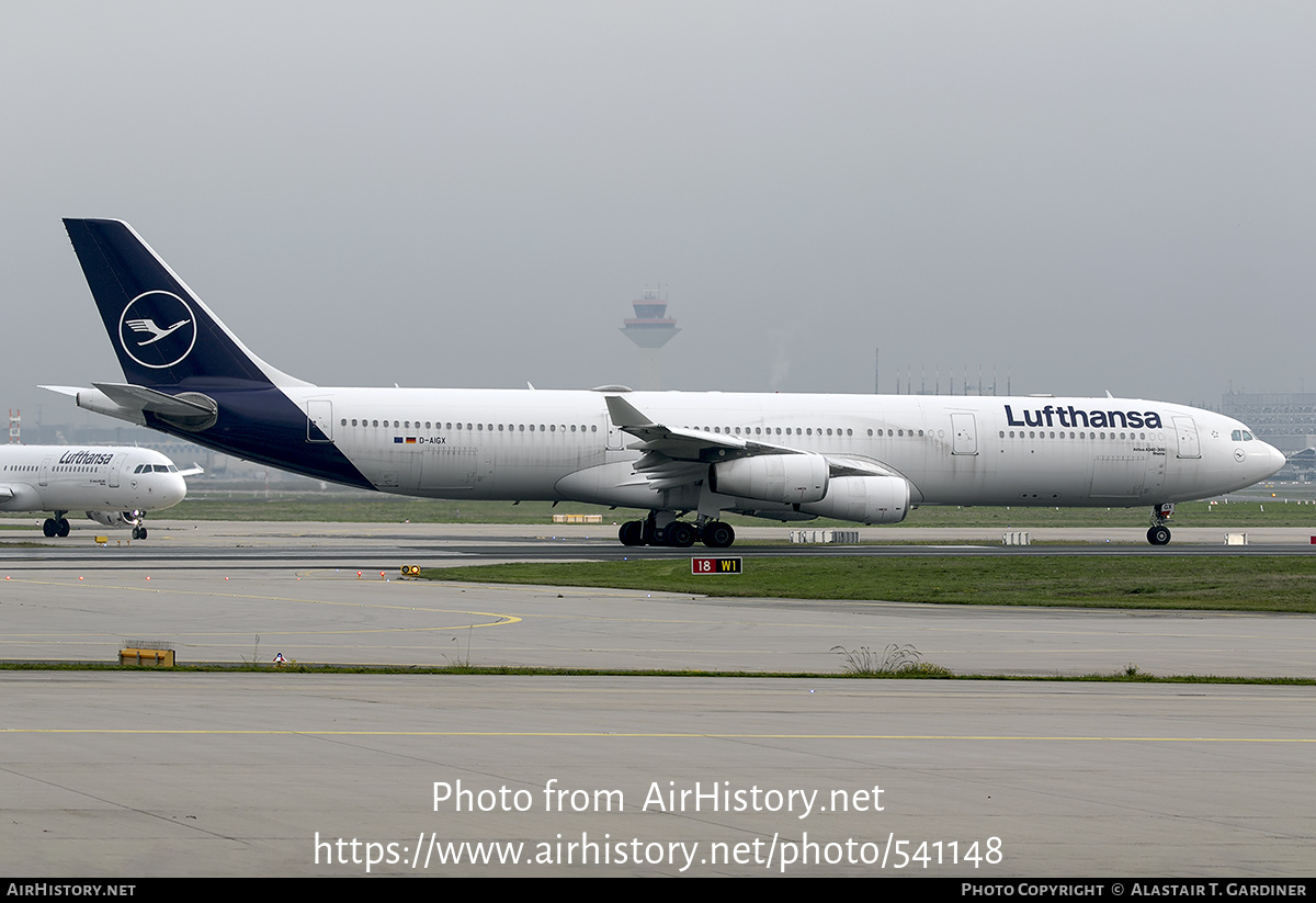 Aircraft Photo of D-AIGX | Airbus A340-313 | Lufthansa | AirHistory.net #541148