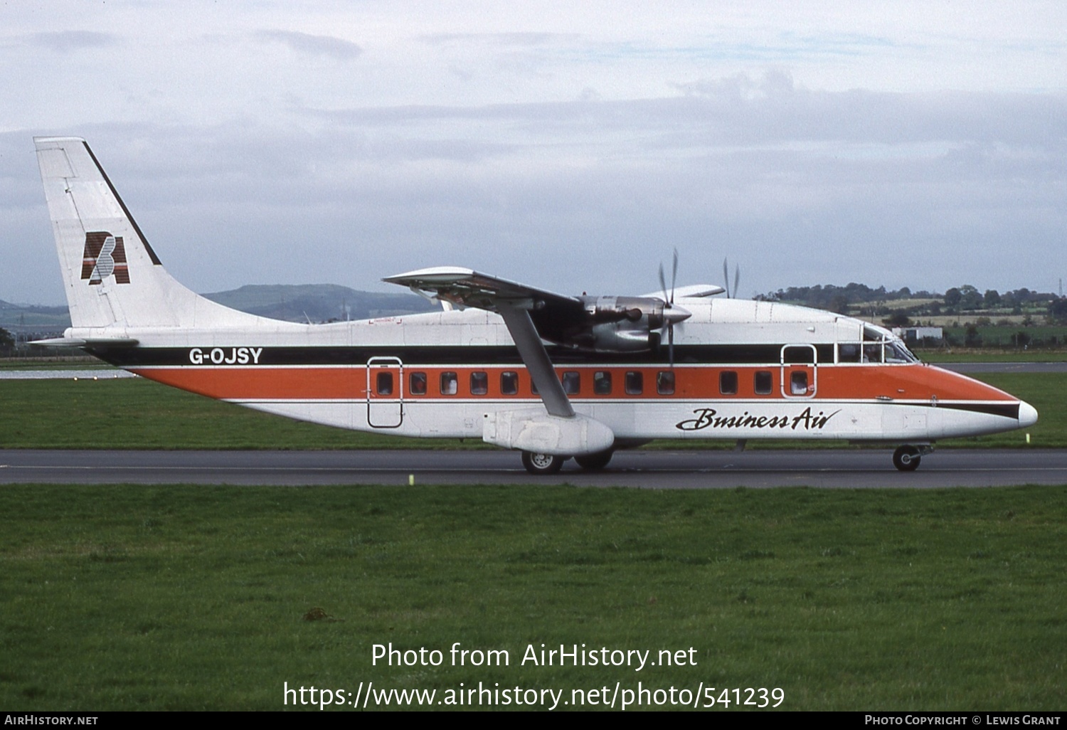 Aircraft Photo of G-OJSY | Short 360-100 | Business Air | AirHistory.net #541239