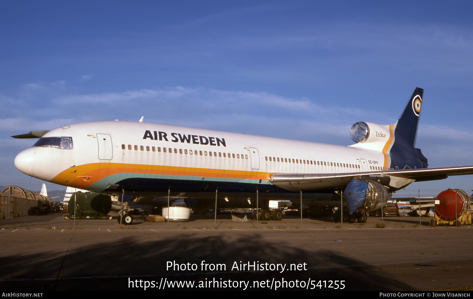 Aircraft Photo of SE-DPR | Lockheed L-1011-385 TriStar 100 | Air Sweden | AirHistory.net #541255