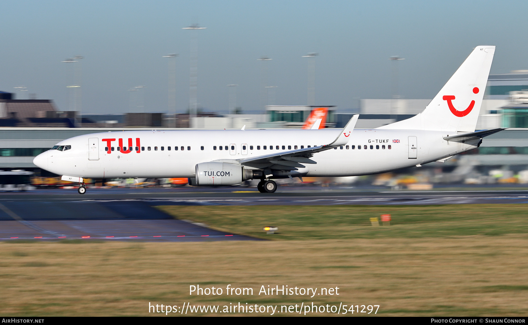 Aircraft Photo of G-TUKF | Boeing 737-8AS | TUI | AirHistory.net #541297