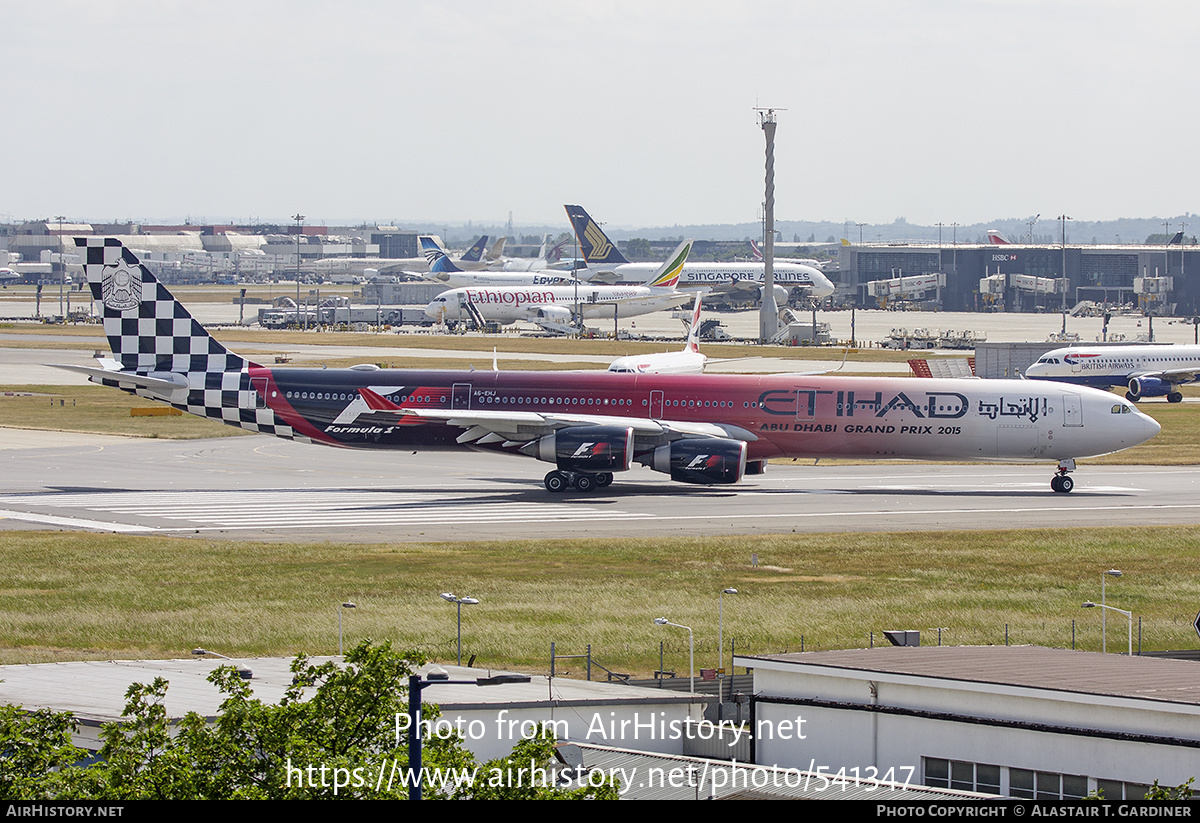 Aircraft Photo of A6-EHJ | Airbus A340-642 | Etihad Airways | AirHistory.net #541347