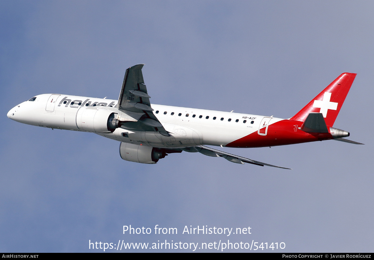 Aircraft Photo of HB-AZF | Embraer 190-E2 (ERJ-190-300) | Helvetic Airways | AirHistory.net #541410