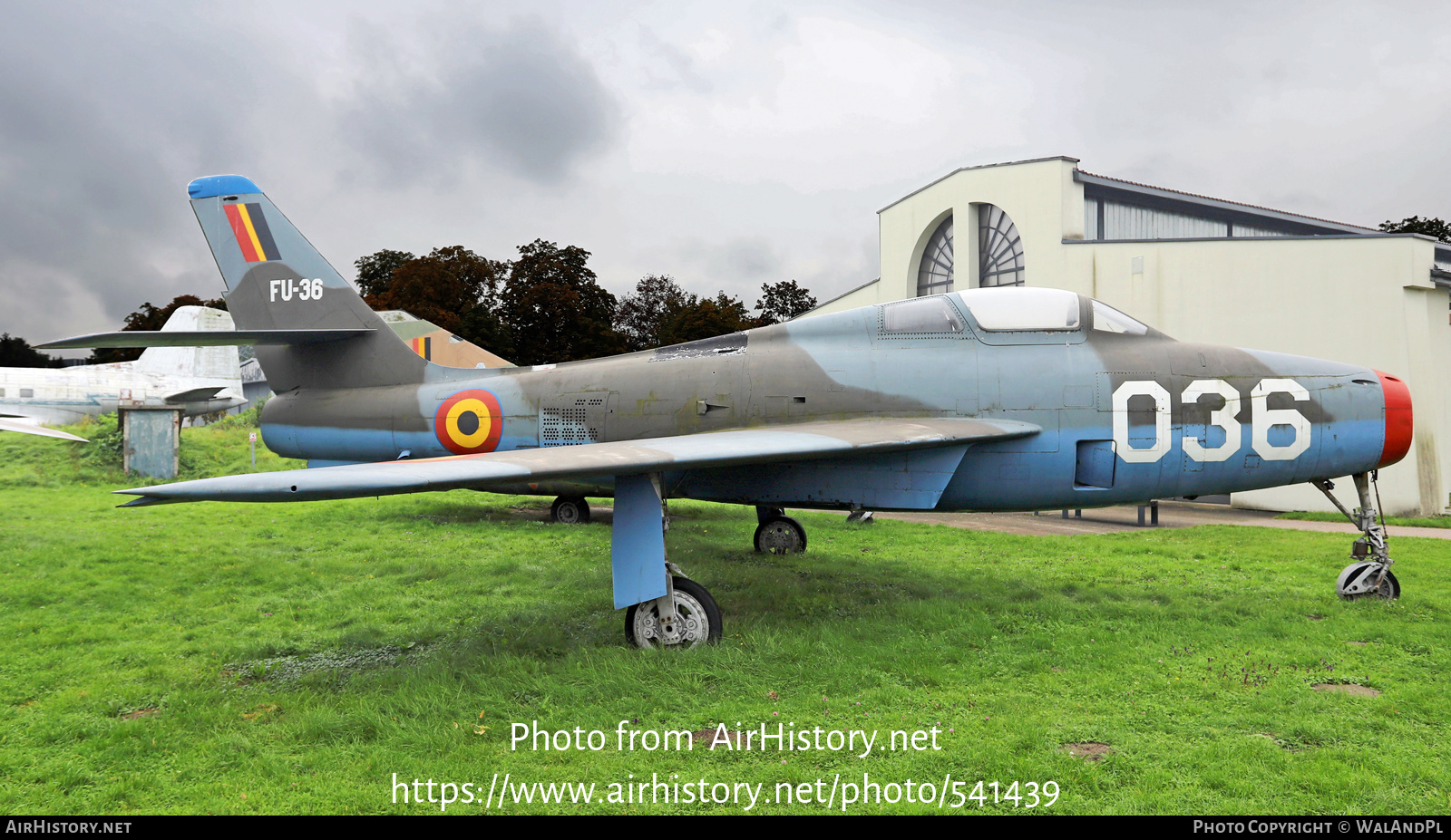 Aircraft Photo of FU-36 | Republic F-84F Thunderstreak | Belgium - Air Force | AirHistory.net #541439