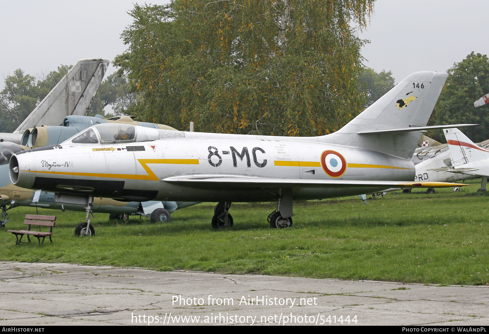 Aircraft Photo of 146 | Dassault MD-454 Mystere IV A | France - Air Force | AirHistory.net #541444