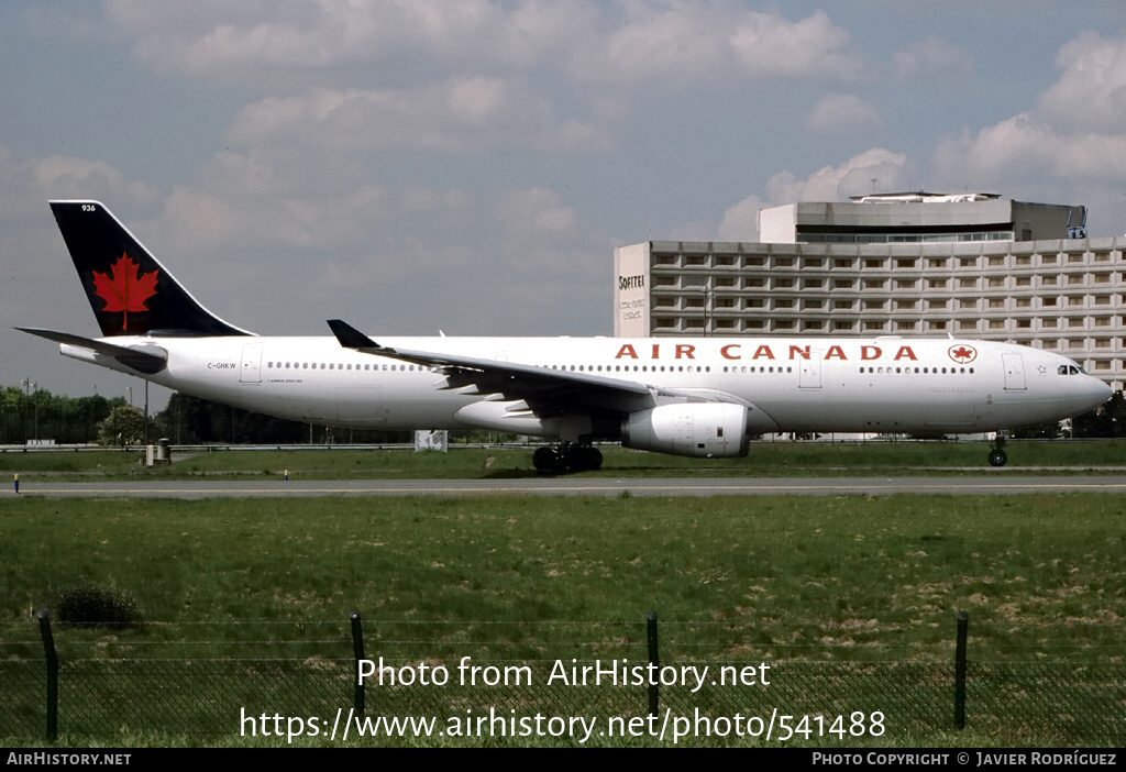 Aircraft Photo of C-GHKW | Airbus A330-343 | Air Canada | AirHistory.net #541488