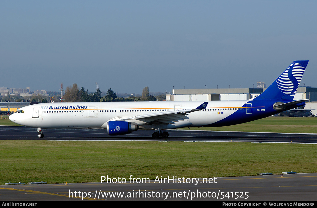 Aircraft Photo of OO-SFM | Airbus A330-301 | SN Brussels Airlines | AirHistory.net #541525