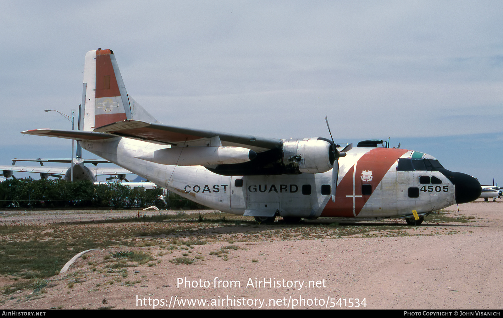 Aircraft Photo of 4505 | Fairchild C-123B Provider | USA - Coast Guard | AirHistory.net #541534