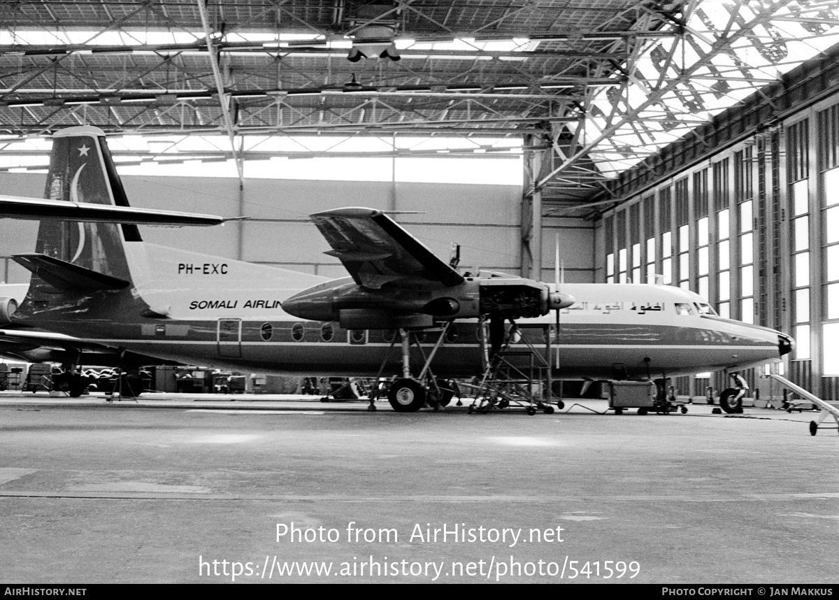 Aircraft Photo of PH-EXC | Fokker F27-600RF Friendship | Somali Airlines | AirHistory.net #541599