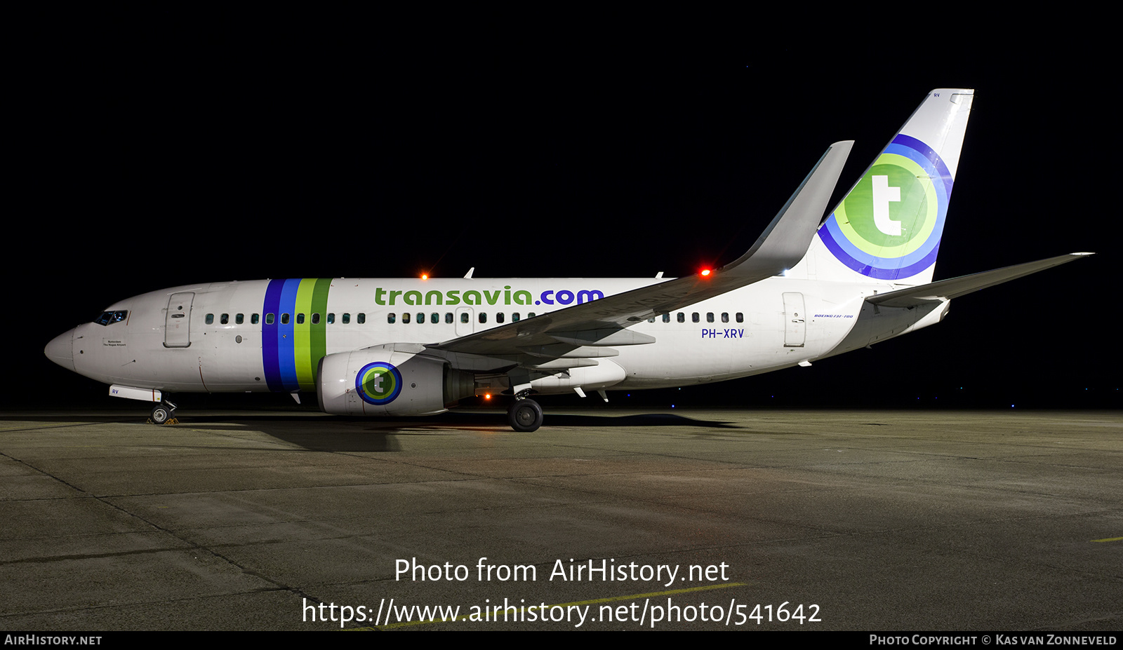 Aircraft Photo of PH-XRV | Boeing 737-7K2 | Transavia | AirHistory.net #541642