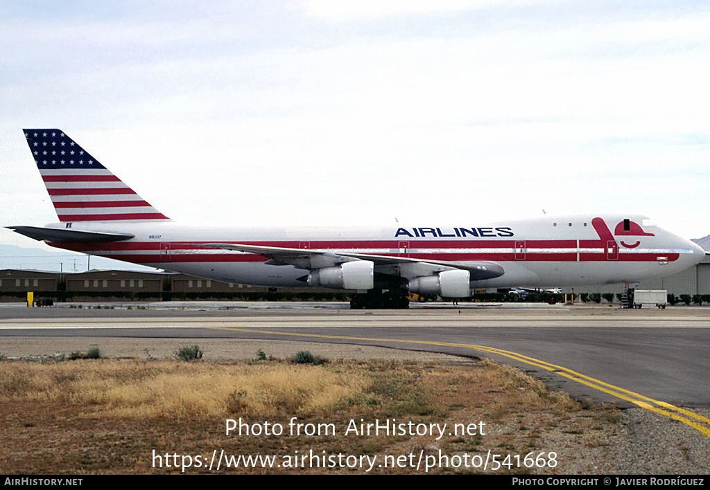 Aircraft Photo of N93117 | Boeing 747-131 | Family Airlines | AirHistory.net #541668