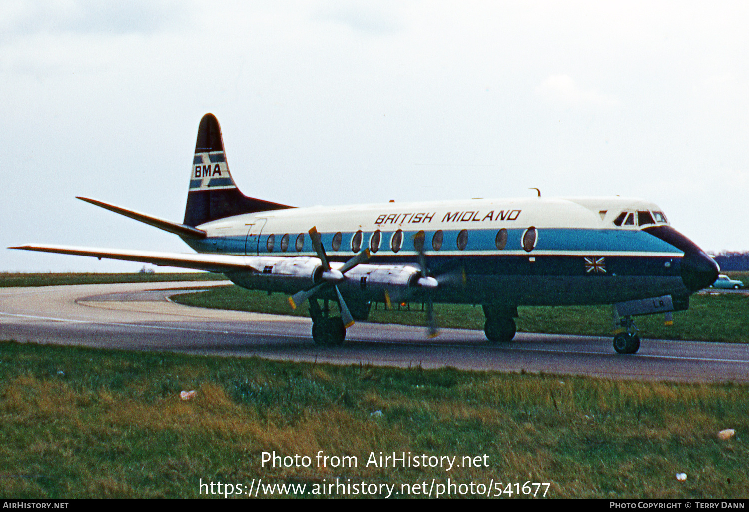 Aircraft Photo of G-AZLR | Vickers 813 Viscount | British Midland Airways - BMA | AirHistory.net #541677