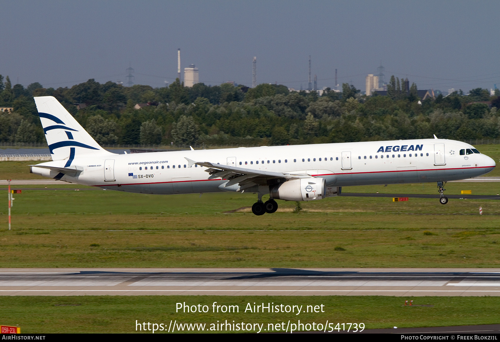 Aircraft Photo of SX-DVO | Airbus A321-232 | Aegean Airlines | AirHistory.net #541739