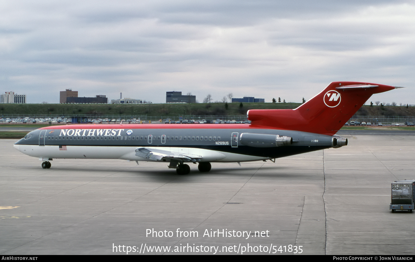 Aircraft Photo of N289US | Boeing 727-251/Adv | Northwest Airlines | AirHistory.net #541835