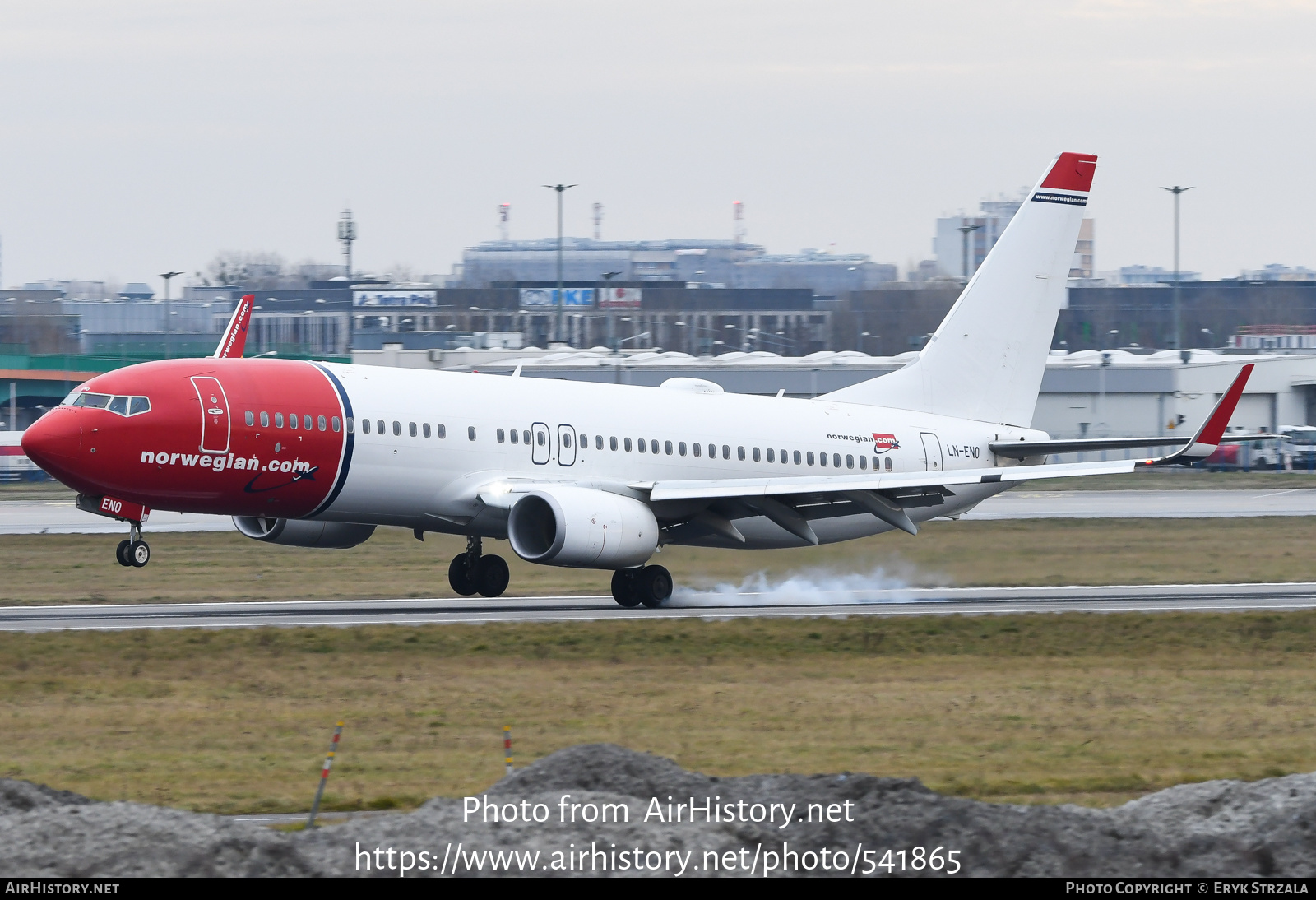 Aircraft Photo of LN-ENO | Boeing 737-800 | Norwegian | AirHistory.net #541865