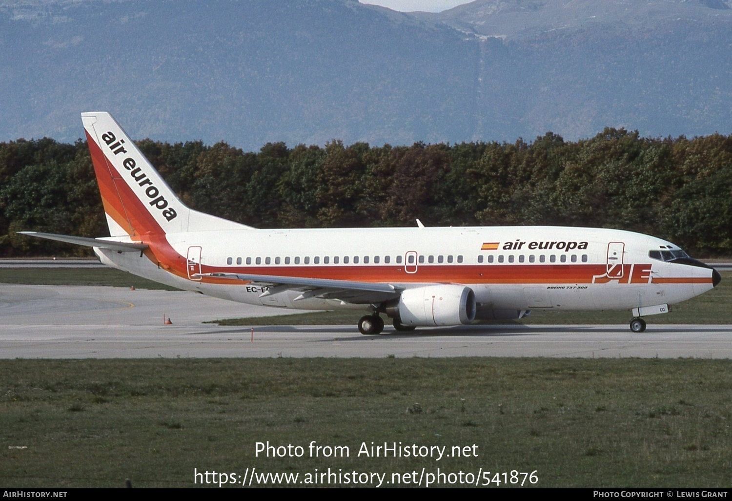 Aircraft Photo of EC-ECQ | Boeing 737-3S3 | Air Europa | AirHistory.net #541876