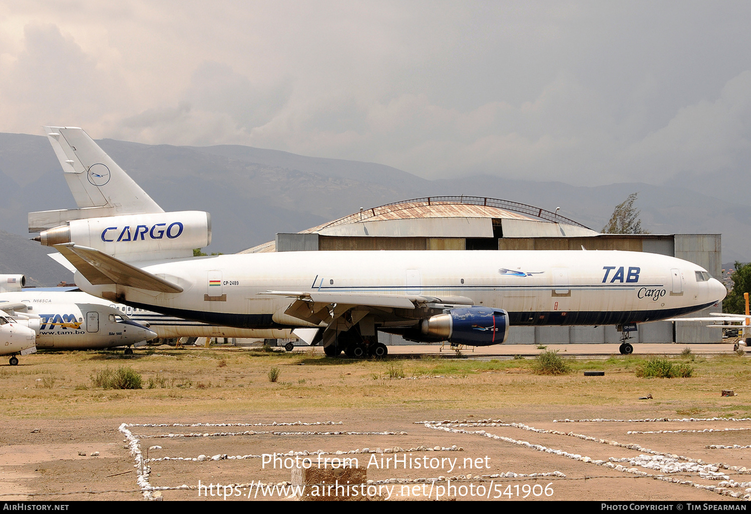 Aircraft Photo of CP-2489 | McDonnell Douglas DC-10-10(F) | TAB Cargo - Transportes Aereos Bolivianos | AirHistory.net #541906