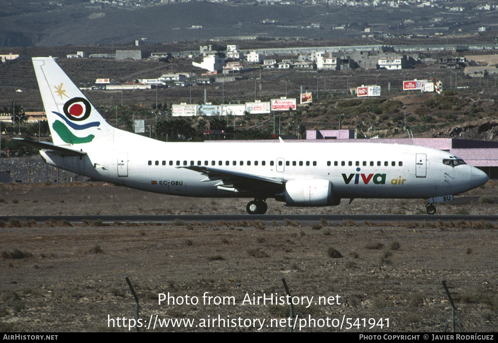 Aircraft Photo of EC-GBU | Boeing 737-36E | Viva Air | AirHistory.net #541941