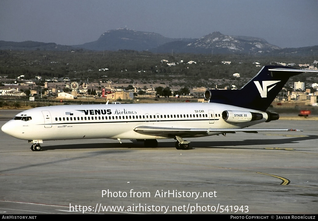 Aircraft Photo of SX-CAR | Boeing 727-2K5/Adv | Venus Airlines | AirHistory.net #541943