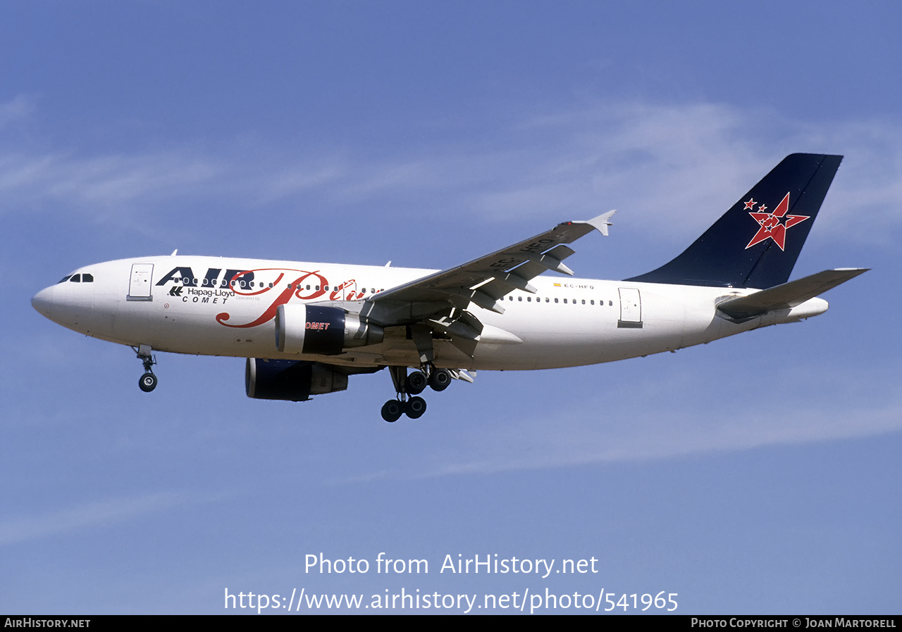 Aircraft Photo of EC-HFQ | Airbus A310-324 | Air Plus Comet | AirHistory.net #541965