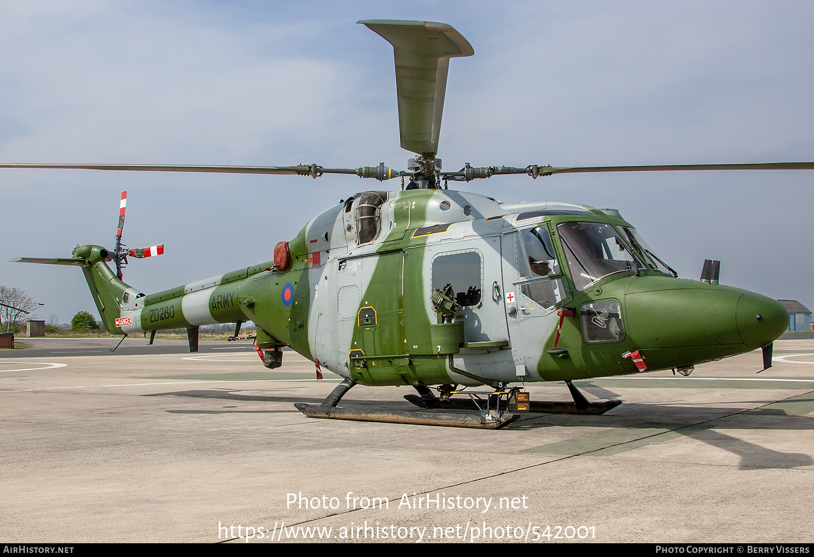 Aircraft Photo of ZD280 | Westland WG-13 Lynx AH7 | UK - Army | AirHistory.net #542001