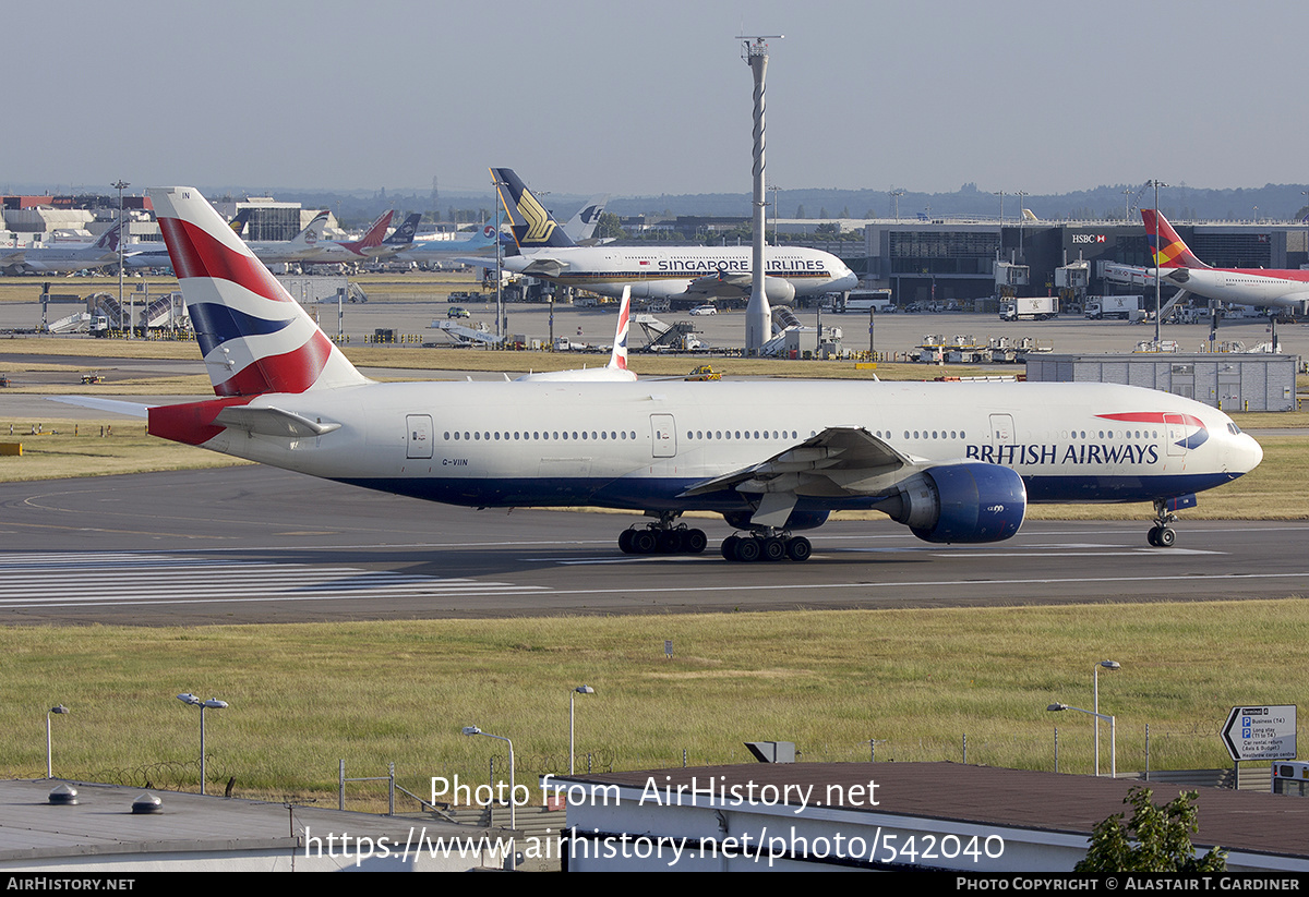 Aircraft Photo of G-VIIN | Boeing 777-236/ER | British Airways | AirHistory.net #542040