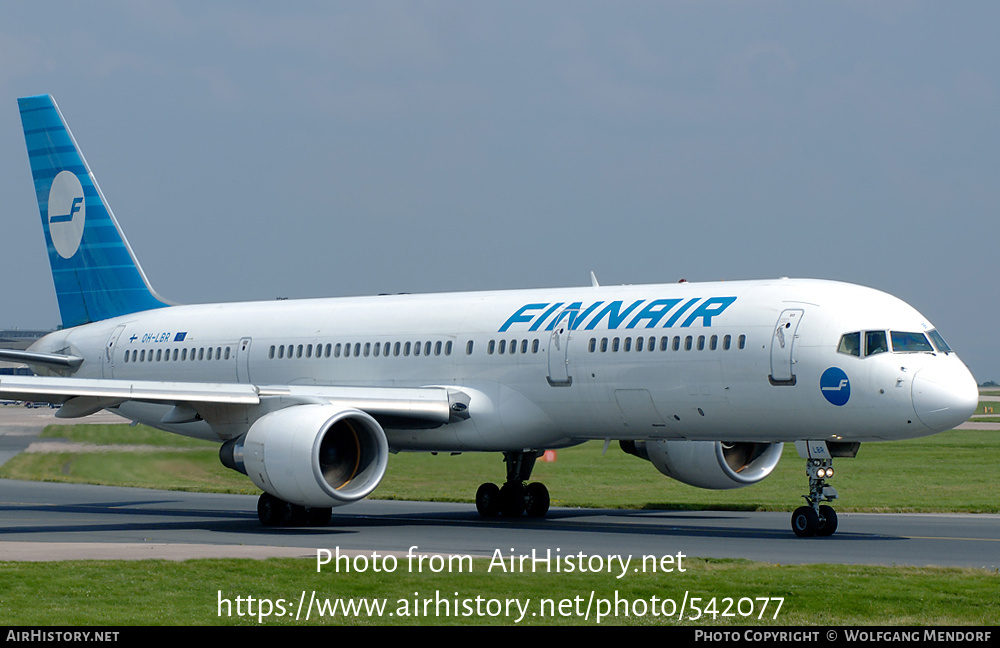 Aircraft Photo of OH-LBR | Boeing 757-2Q8 | Finnair | AirHistory.net #542077