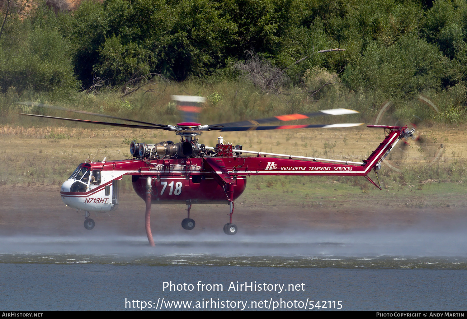 Aircraft Photo of N718HT | Sikorsky CH-54B Tarhe (S-64B) | HTS - Helicopter Transport Services | AirHistory.net #542115