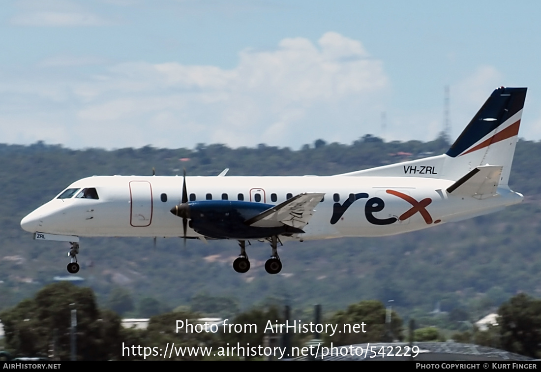 Aircraft Photo of VH-ZRL | Saab 340B | REX - Regional Express | AirHistory.net #542229