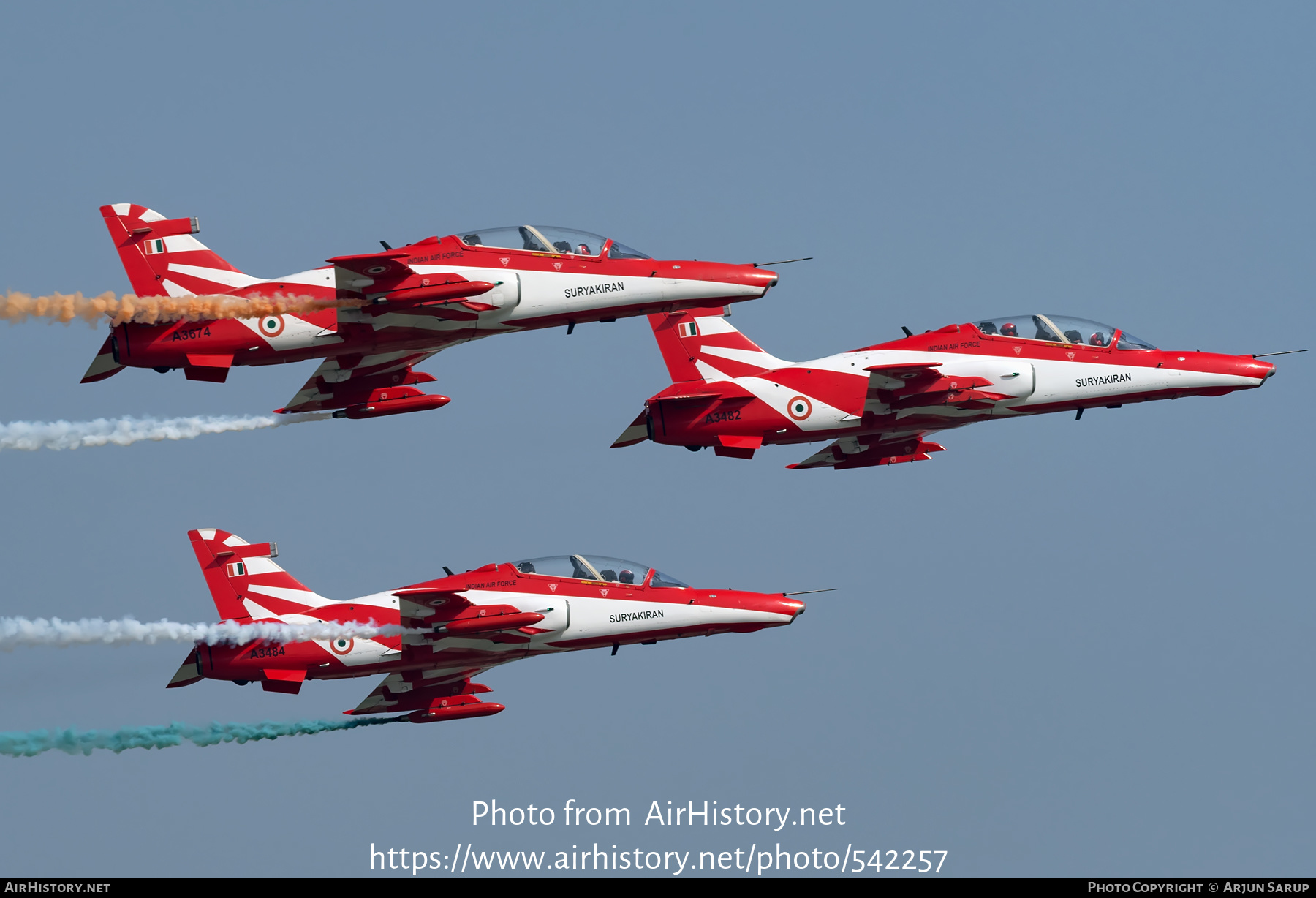 Aircraft Photo of A3674 | BAE Systems Hawk 132 | India - Air Force | AirHistory.net #542257