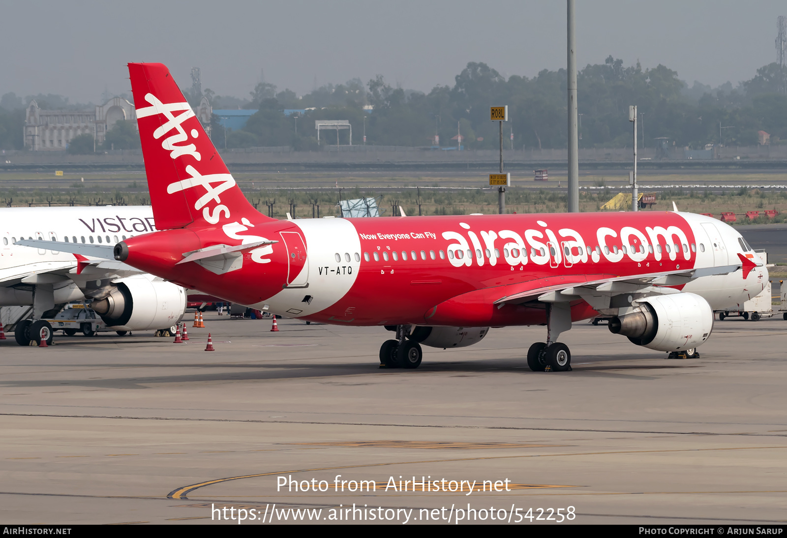 Aircraft Photo of VT-ATQ | Airbus A320-216 | AirAsia | AirHistory.net #542258