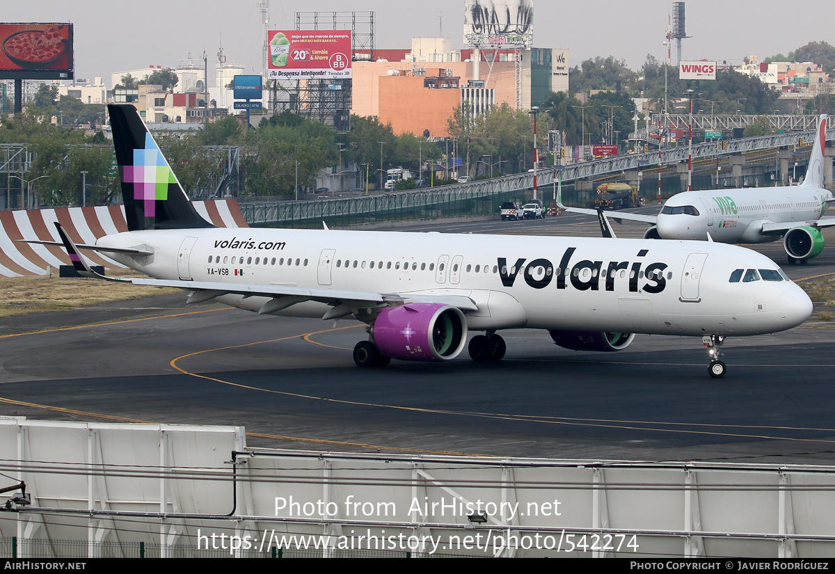 Aircraft Photo of XA-VSB | Airbus A321-271NX | Volaris | AirHistory.net #542274