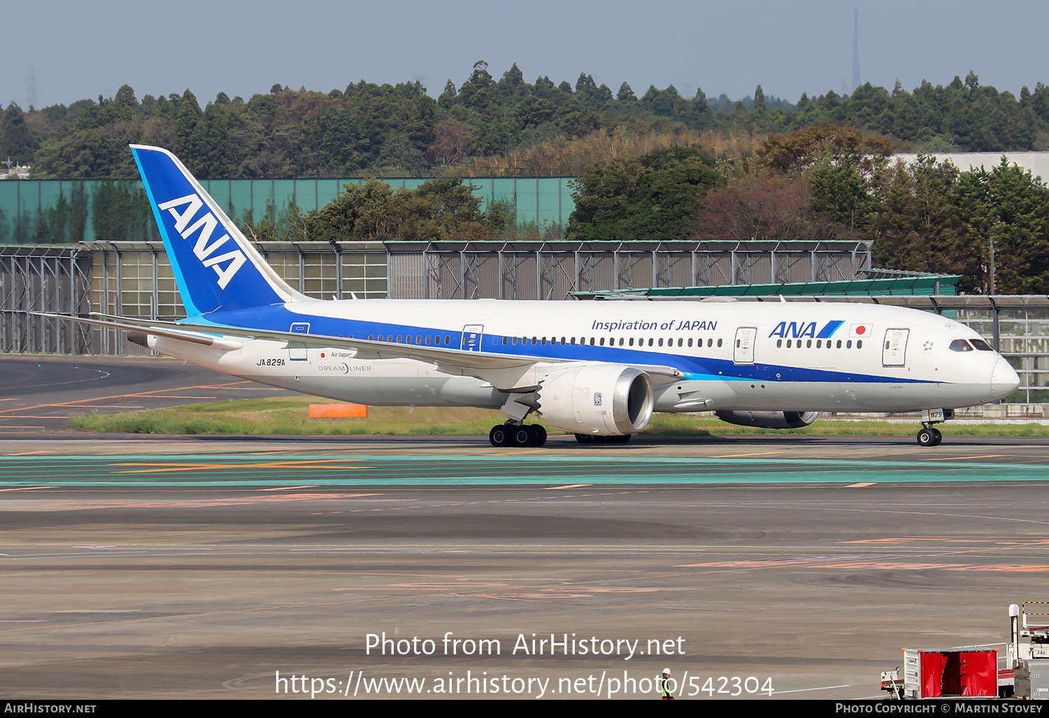 Aircraft Photo of JA829A | Boeing 787-8 Dreamliner | All Nippon Airways - ANA | AirHistory.net #542304