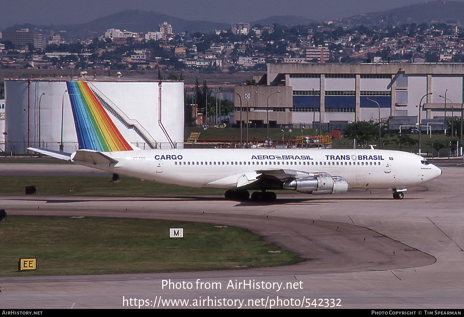 Aircraft Photo of PT-TCS | Boeing 707-349C | TransBrasil | AirHistory.net #542332