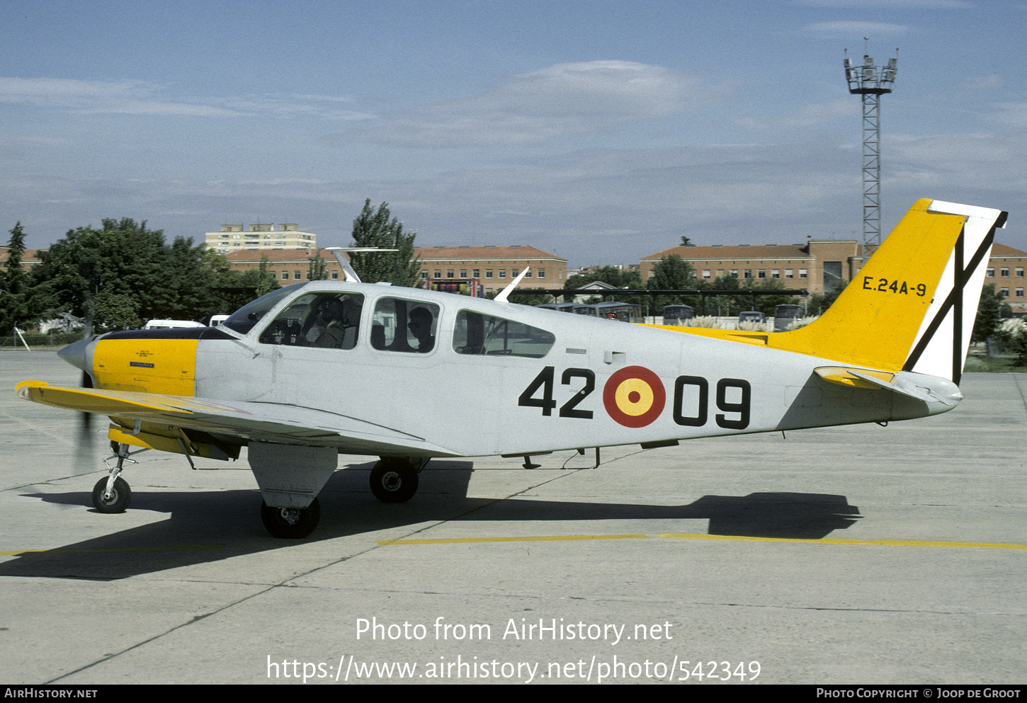 Aircraft Photo of E24A-9 | Beech F33C Bonanza | Spain - Air Force | AirHistory.net #542349