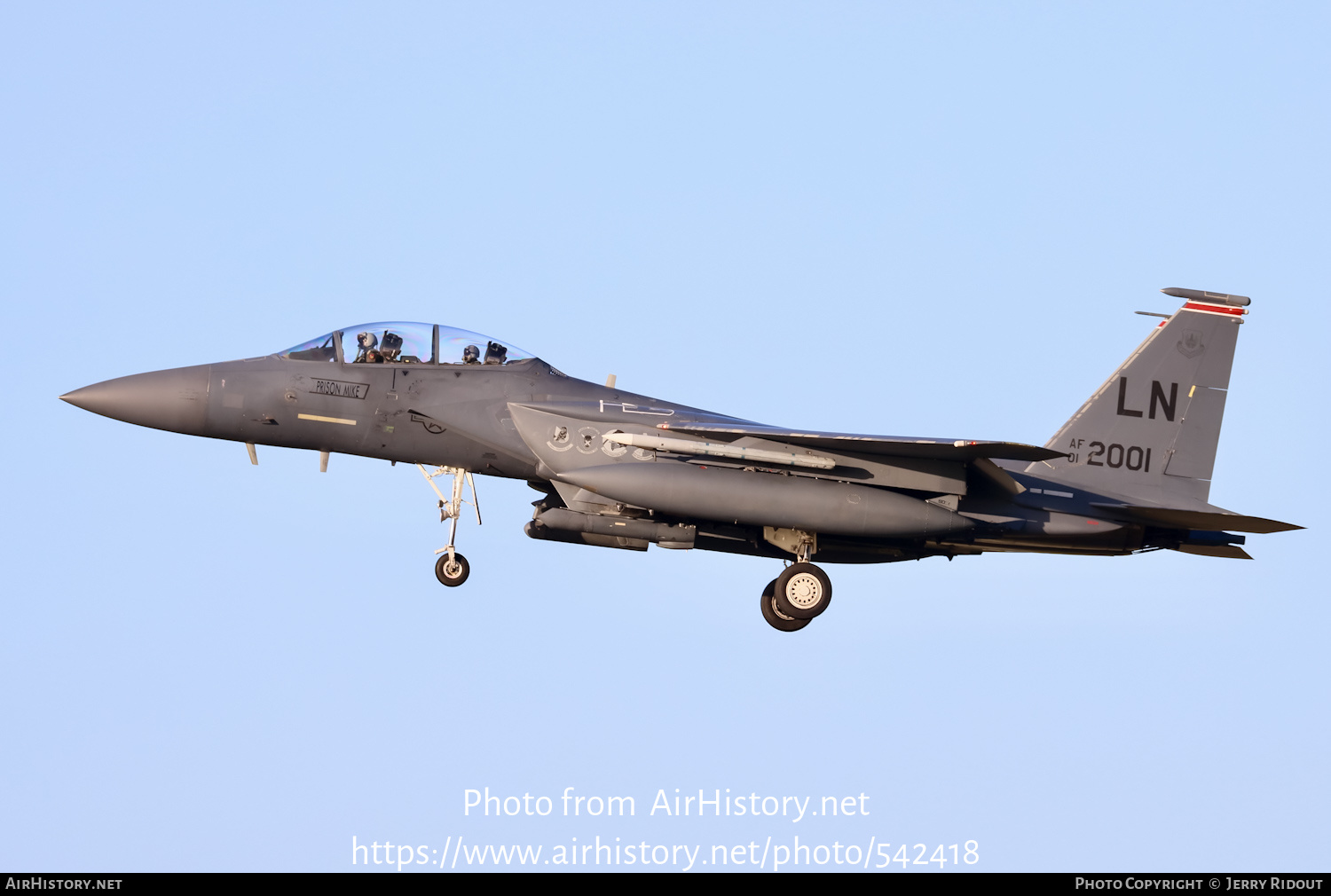 Aircraft Photo of 01-2001 / AF01-2001 | Boeing F-15E Strike Eagle | USA - Air Force | AirHistory.net #542418